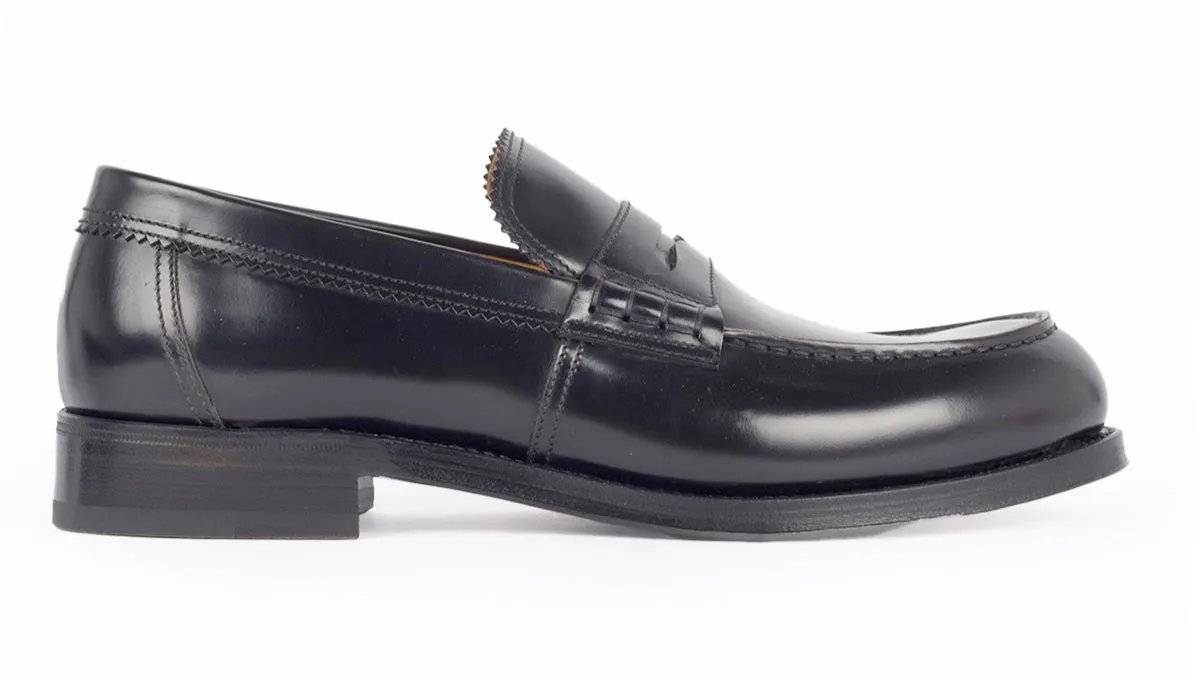 1032 Ugo Penny Loafer Calfskin Leather Oldbox Black