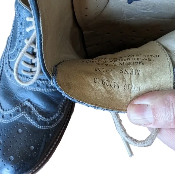 1901 blue oxfords sz 10.5