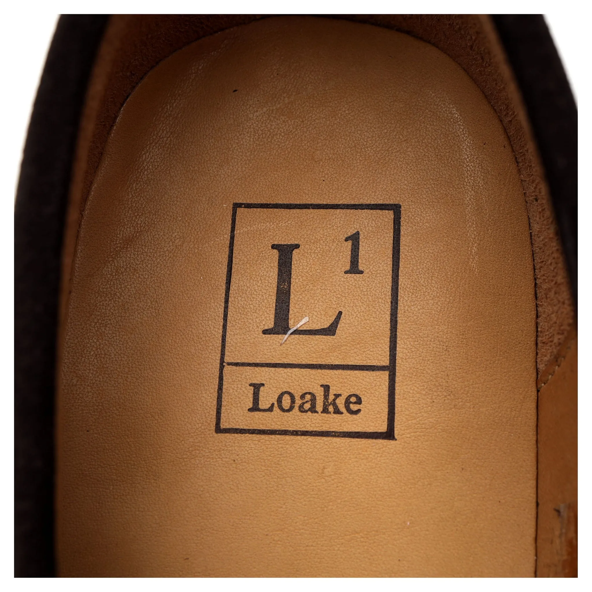 '256' Dark Brown Suede Loafer UK 7.5 F