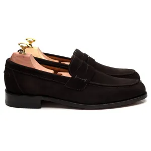 '256' Dark Brown Suede Loafer UK 7.5 F