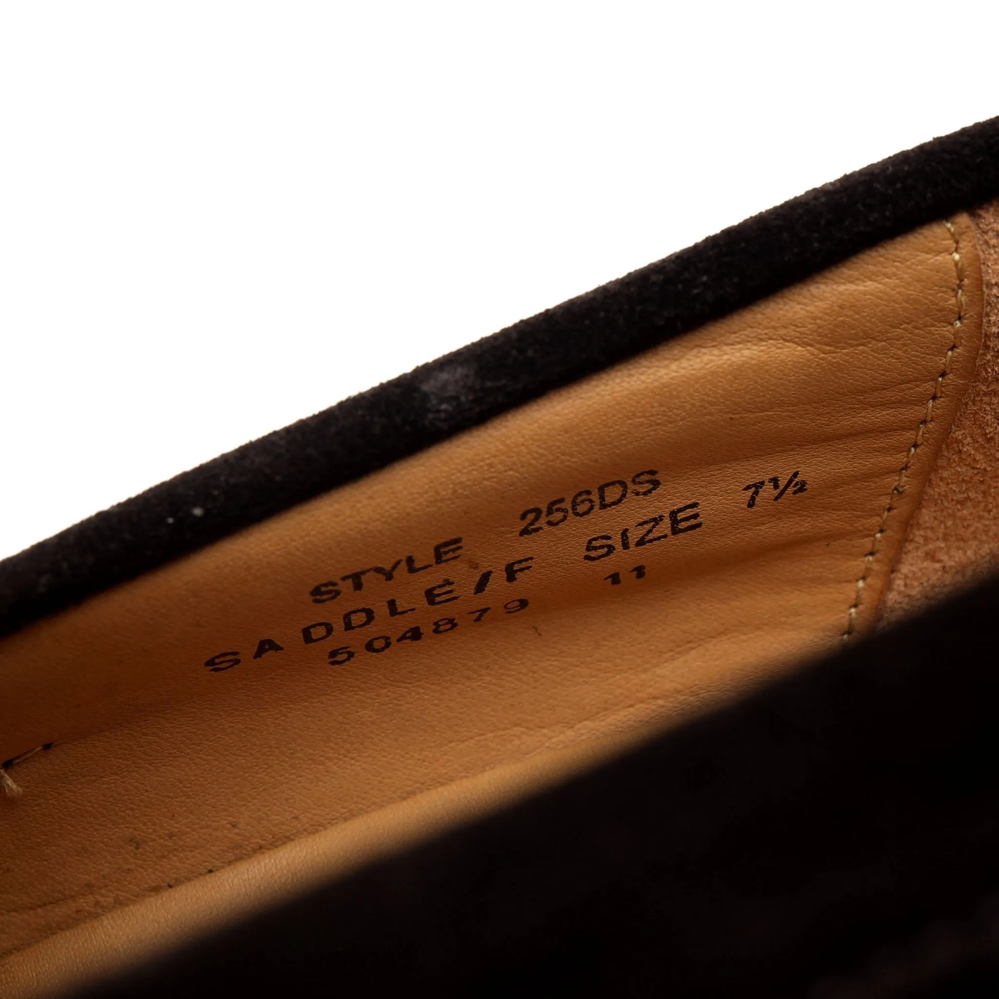 '256' Dark Brown Suede Loafer UK 7.5 F