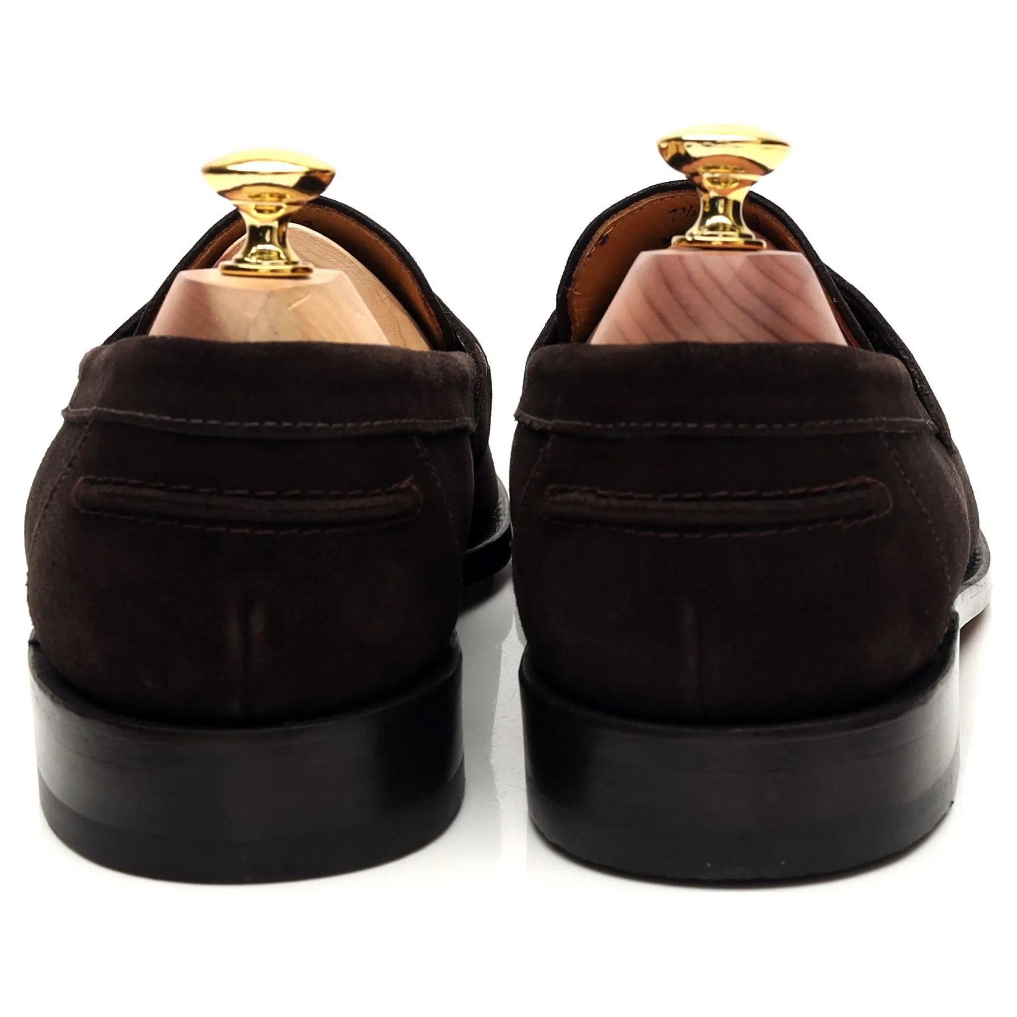'256' Dark Brown Suede Loafer UK 7.5 F