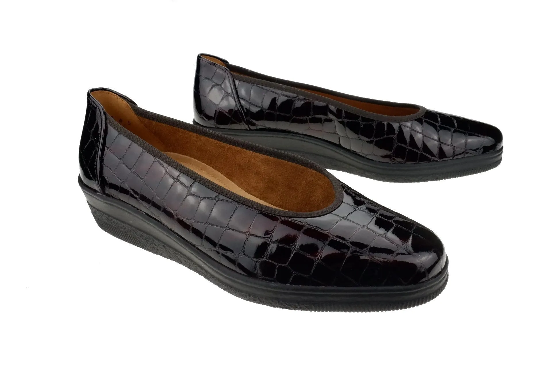 '36.400.95' women's loafer - red patent