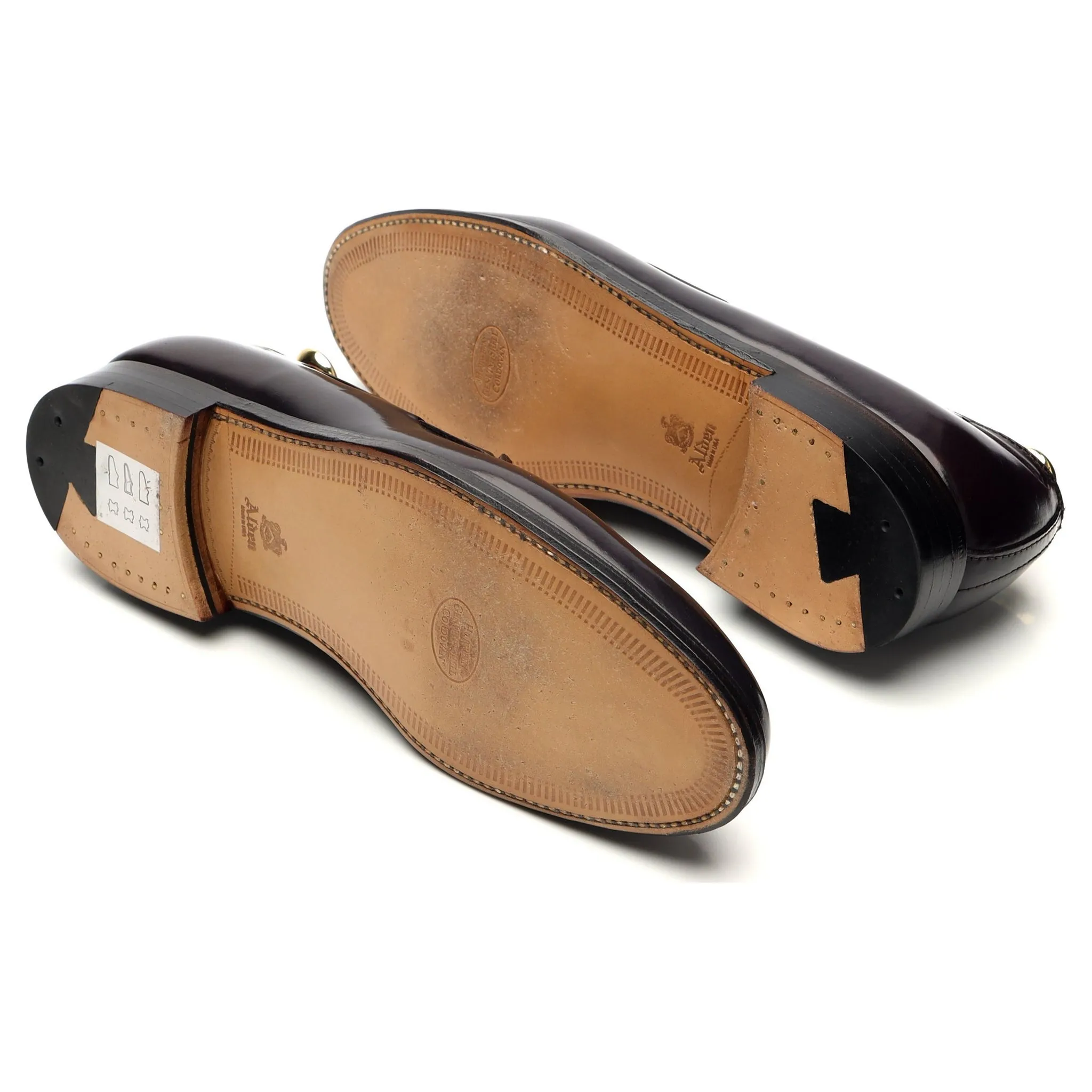 '563' Burgundy Cordovan Leather Tassel Loafer UK 9 US 10 D