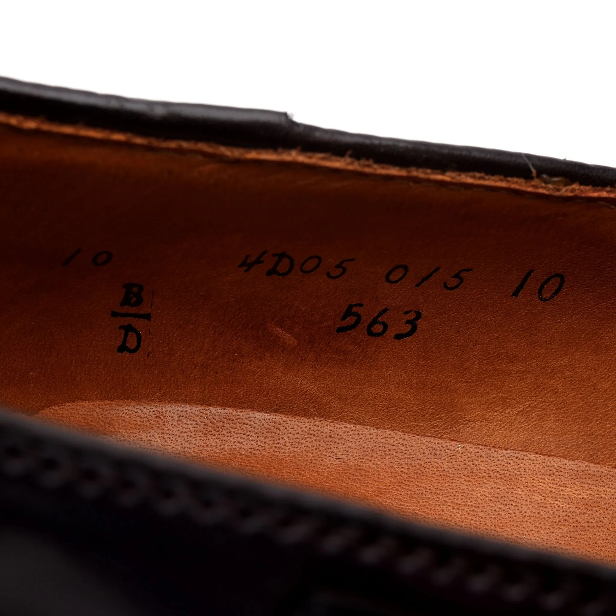 '563' Burgundy Cordovan Leather Tassel Loafer UK 9 US 10 D