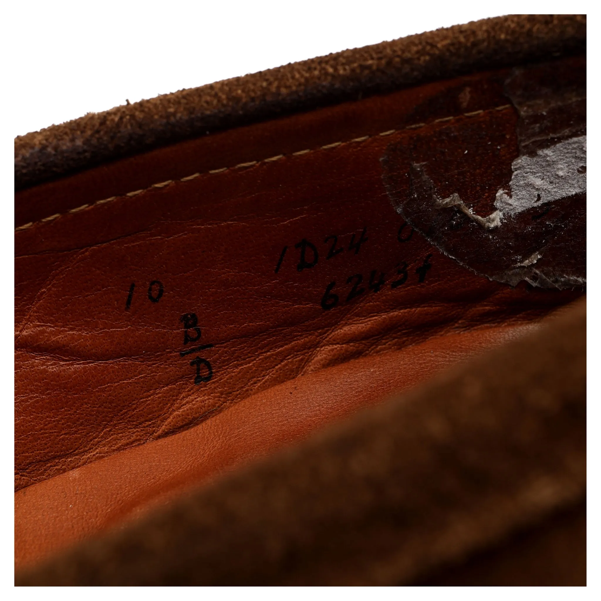 '62437' Snuff Brown Suede Loafer UK 9.5 US 10 D