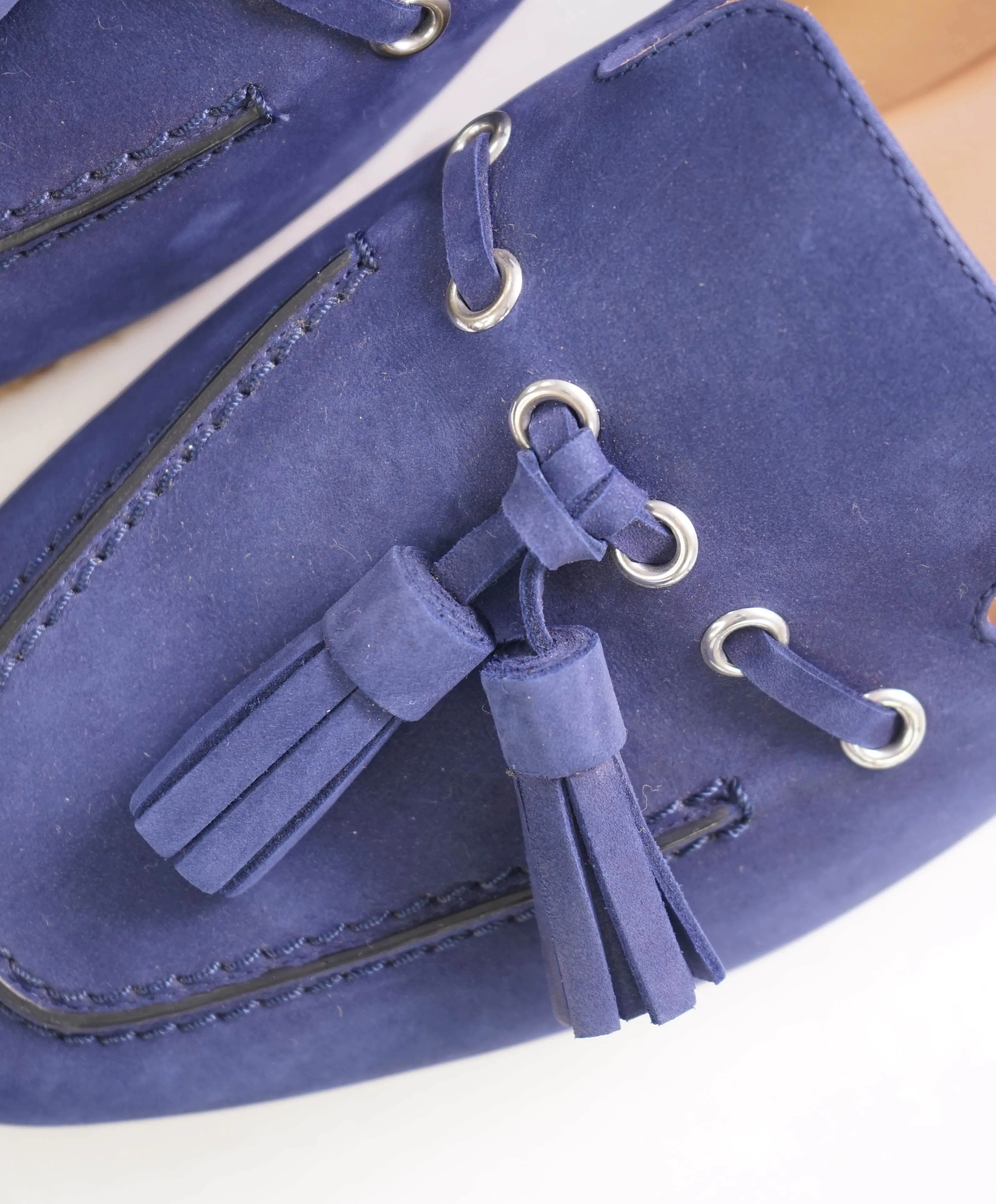 $750 CHRISTIAN LOUBOUTIN - *ESPADRILLE* Tassel Loafer - 8 US (41 EU)