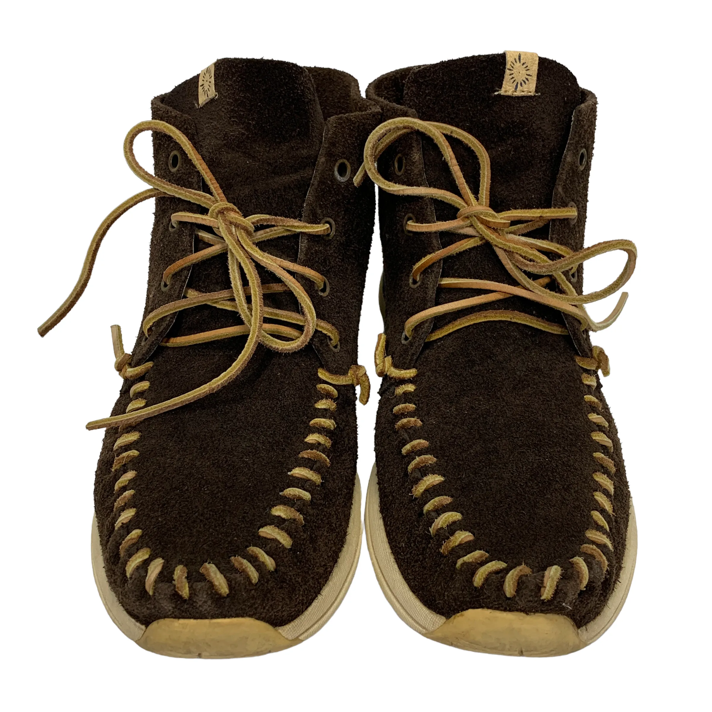[9.5] VISVIM 15AW YUCCA MOC MID FOLK SUEDE MOCCASINS SHOES