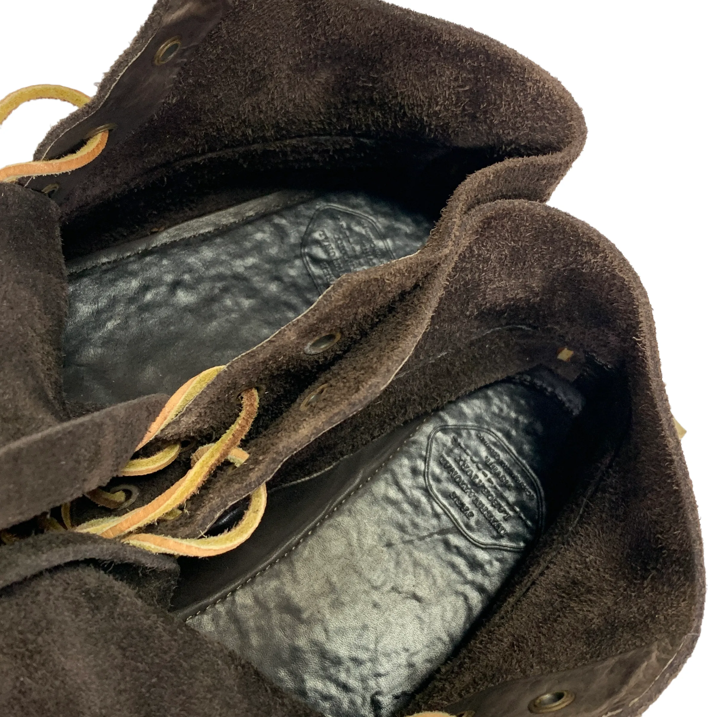 [9.5] VISVIM 15AW YUCCA MOC MID FOLK SUEDE MOCCASINS SHOES