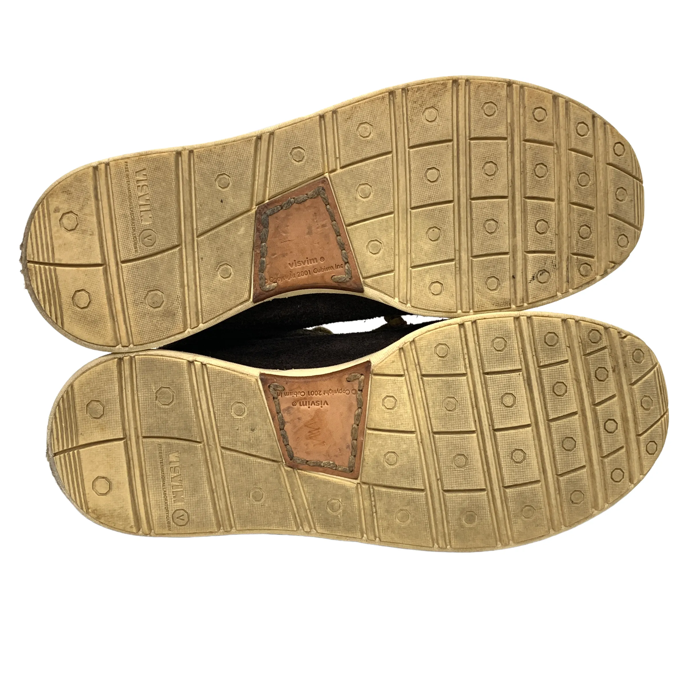 [9.5] VISVIM 15AW YUCCA MOC MID FOLK SUEDE MOCCASINS SHOES