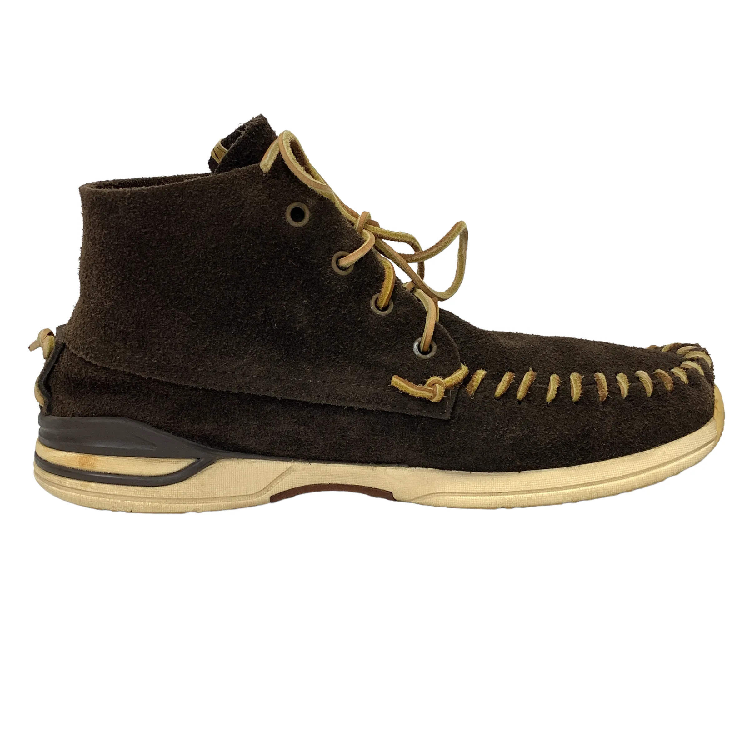 [9.5] VISVIM 15AW YUCCA MOC MID FOLK SUEDE MOCCASINS SHOES