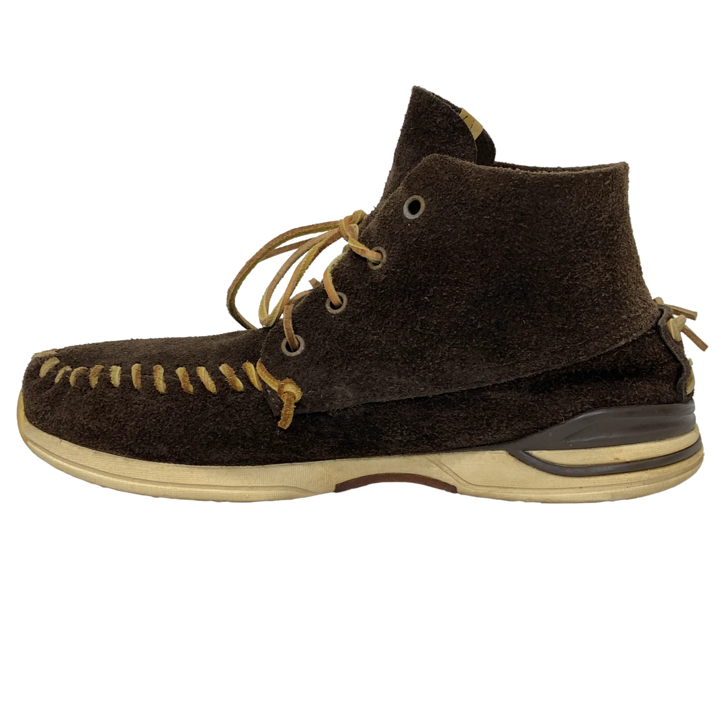 [9.5] VISVIM 15AW YUCCA MOC MID FOLK SUEDE MOCCASINS SHOES