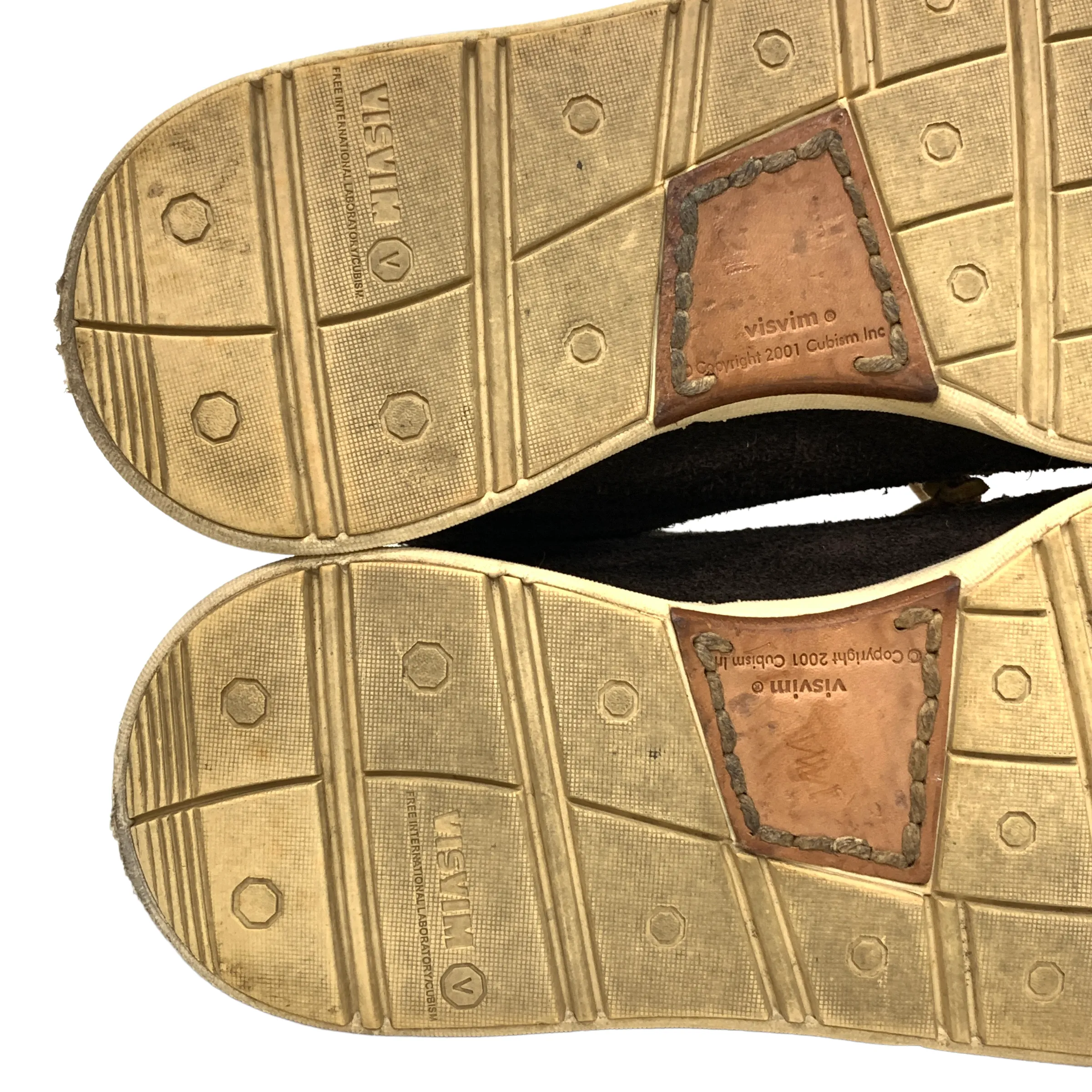 [9.5] VISVIM 15AW YUCCA MOC MID FOLK SUEDE MOCCASINS SHOES