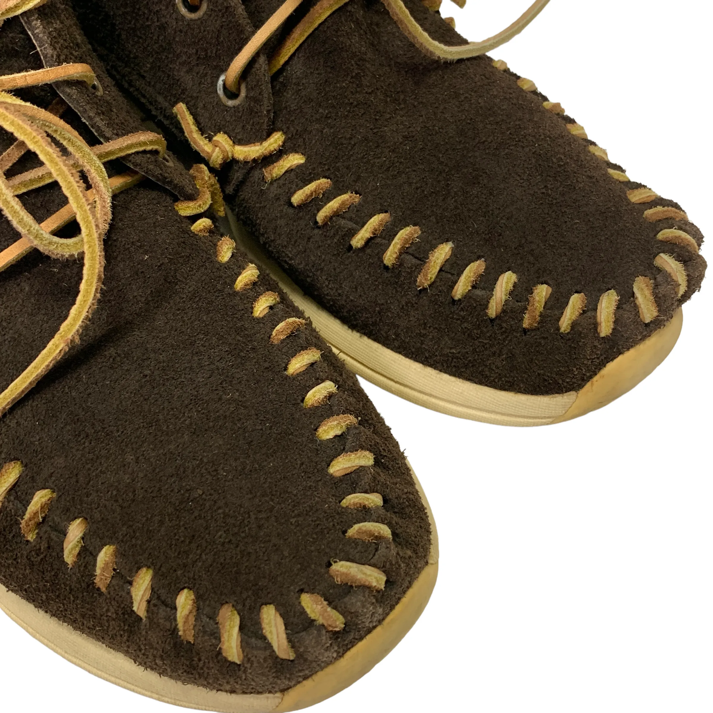 [9.5] VISVIM 15AW YUCCA MOC MID FOLK SUEDE MOCCASINS SHOES