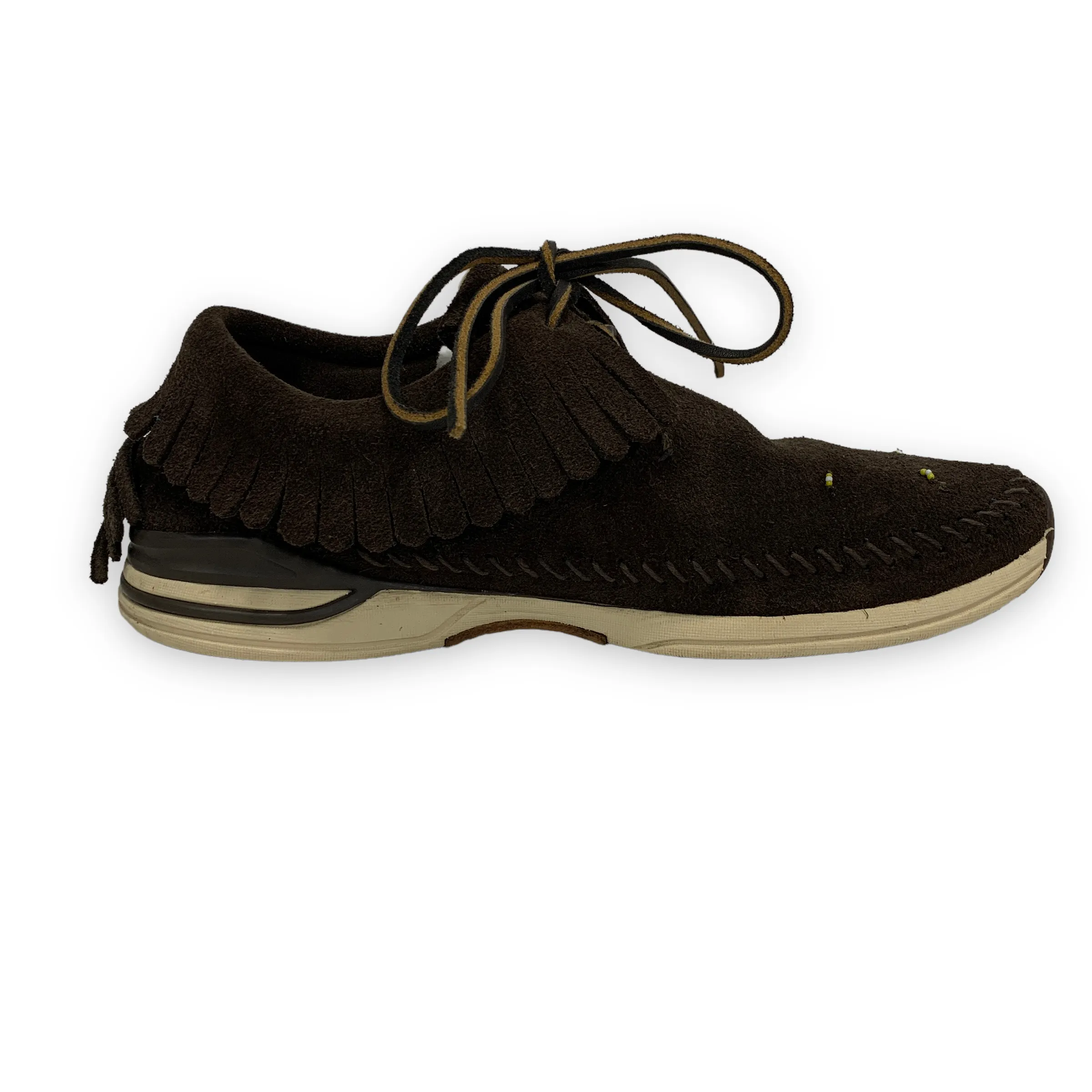 [9.5] VISVIM 17SS MALISEET SHAMAN FOLK SUEDE MOCCASINS SHOES