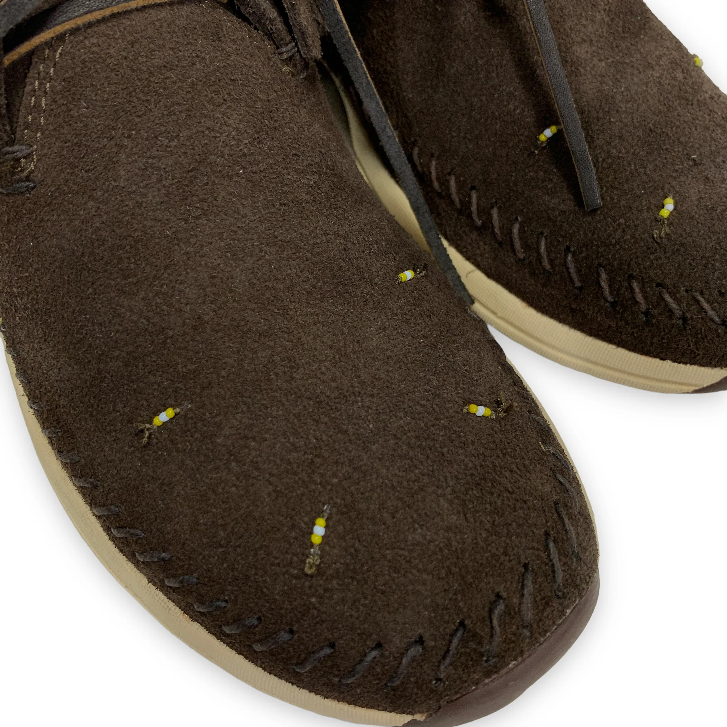 [9.5] VISVIM 17SS MALISEET SHAMAN FOLK SUEDE MOCCASINS SHOES