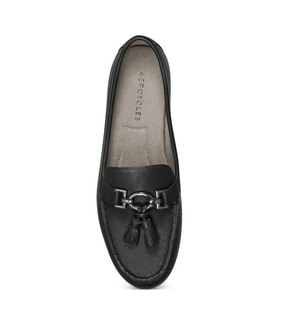 Aerosoles Deanna Loafer Black Faux Suede