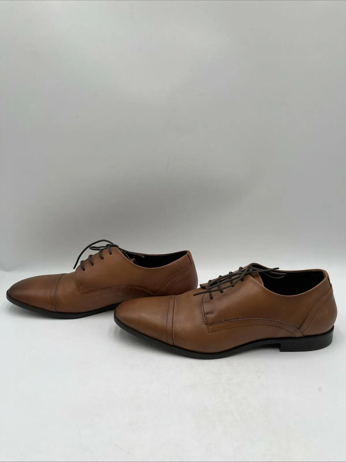 ALDO Brown Leather 4-Eye Lace Up Cap Toe Oxfords Men’s Size 11 - Very Good