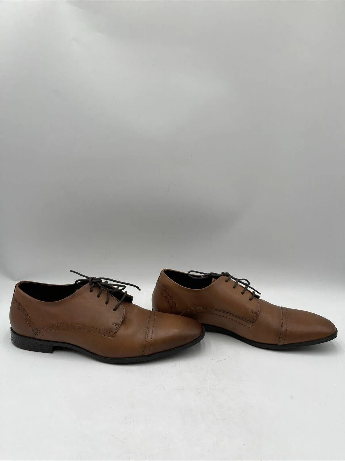 ALDO Brown Leather 4-Eye Lace Up Cap Toe Oxfords Men’s Size 11 - Very Good