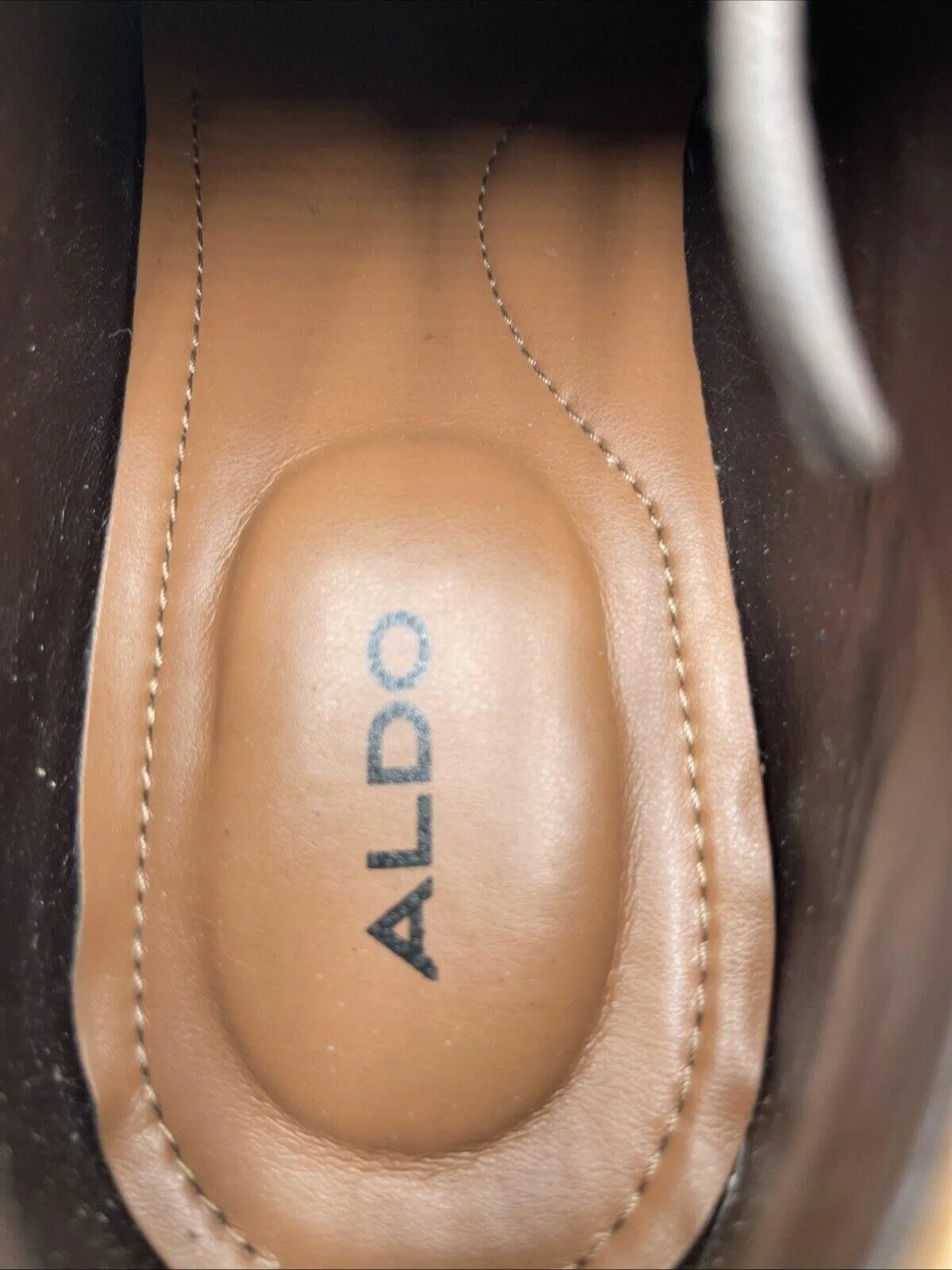 ALDO Brown Leather 4-Eye Lace Up Cap Toe Oxfords Men’s Size 11 - Very Good