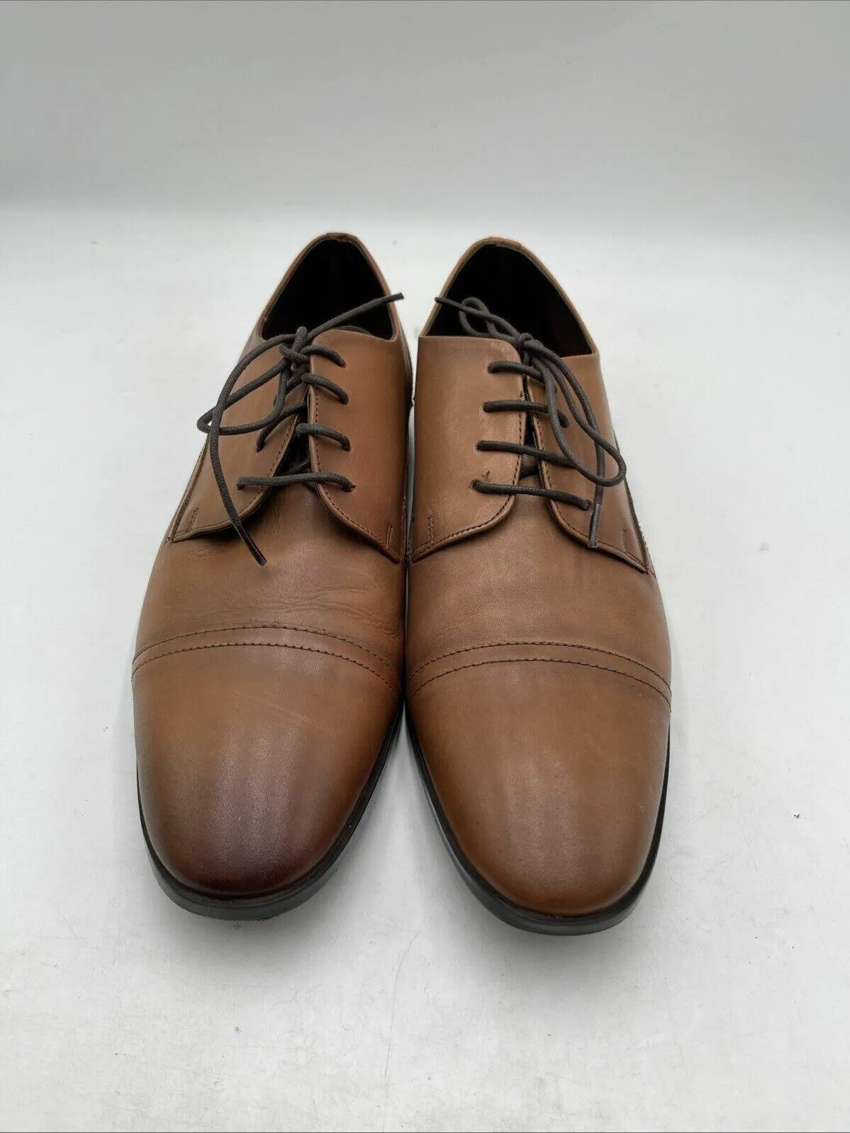 ALDO Brown Leather 4-Eye Lace Up Cap Toe Oxfords Men’s Size 11 - Very Good