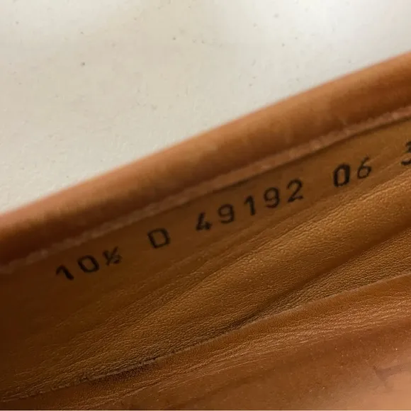 ALLEN EDMONDS Made in Italy Urbino Tassel Loafer in Tan Size 10 1/2 D $300