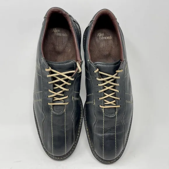 Allen Edmonds Voyager Oxfords Dark Brown Leather Mens 11 B  1307 I-7-6