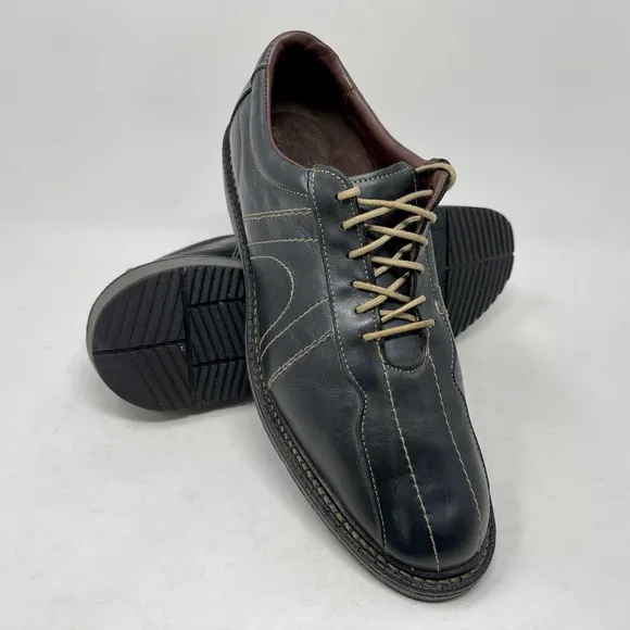 Allen Edmonds Voyager Oxfords Dark Brown Leather Mens 11 B  1307 I-7-6