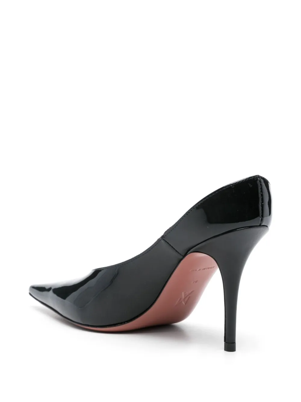 Anok patent leather mules