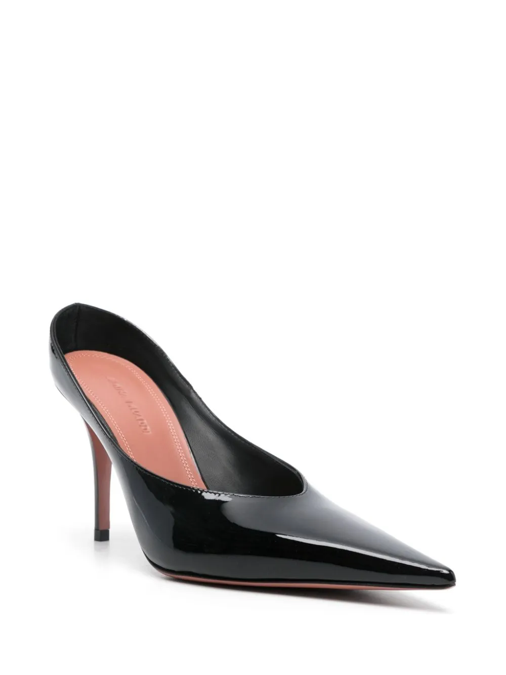 Anok patent leather mules