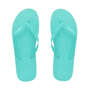 Aqua Blue Flip Flops (Case of 48 Pairs)