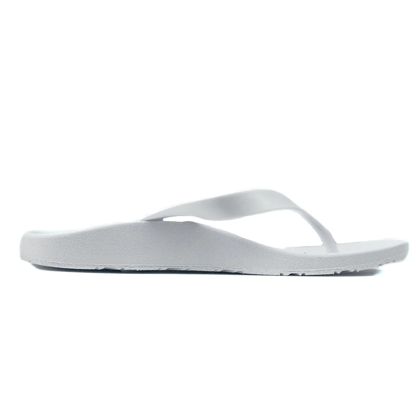 ARCHLINE Orthotic Thongs Arch Support Shoes Footwear Flip Flops Orthopedic - White/White - EUR 44