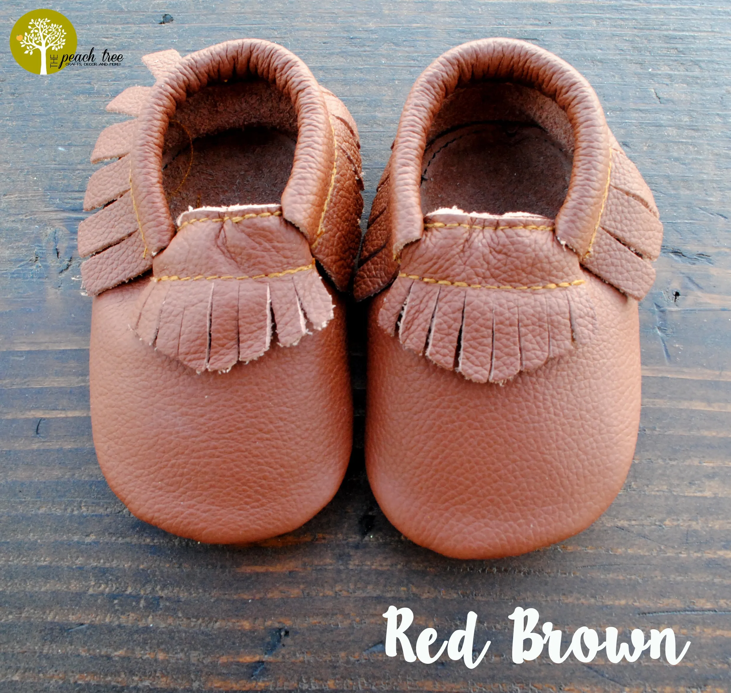 Baby Leather Moccasins Solid Colors 2