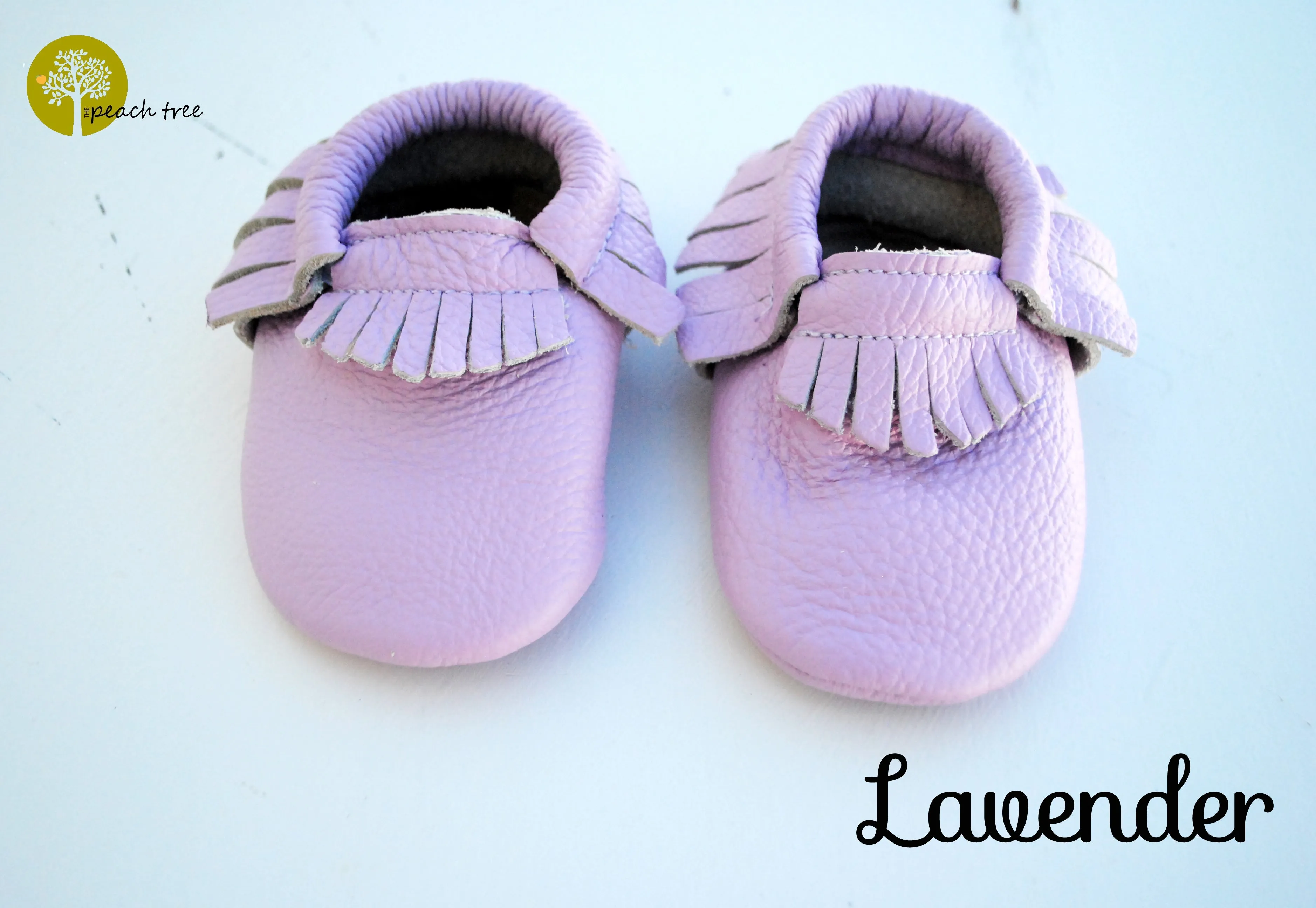 Baby Leather Moccasins Solid Colors 2