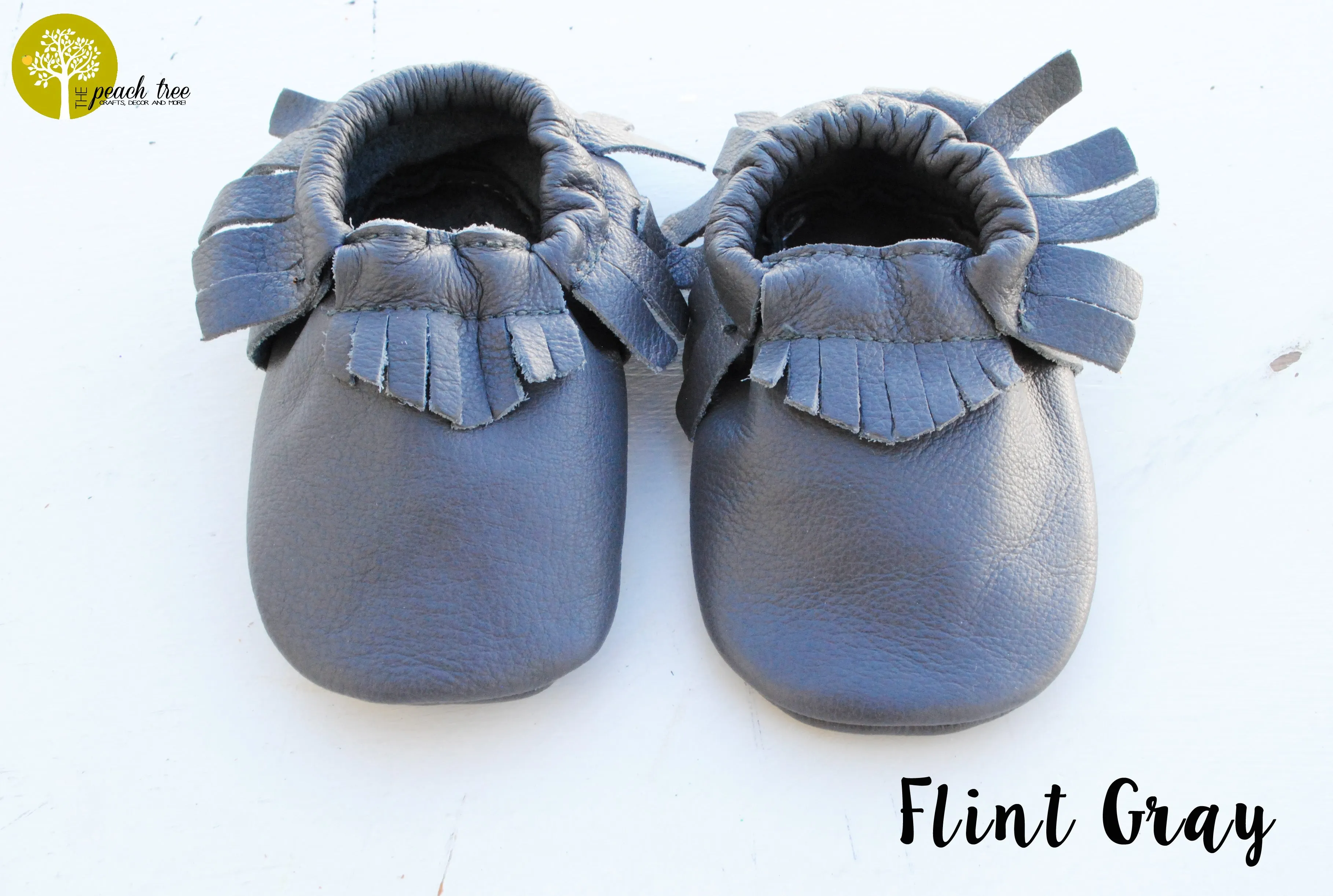 Baby Leather Moccasins Solid Colors