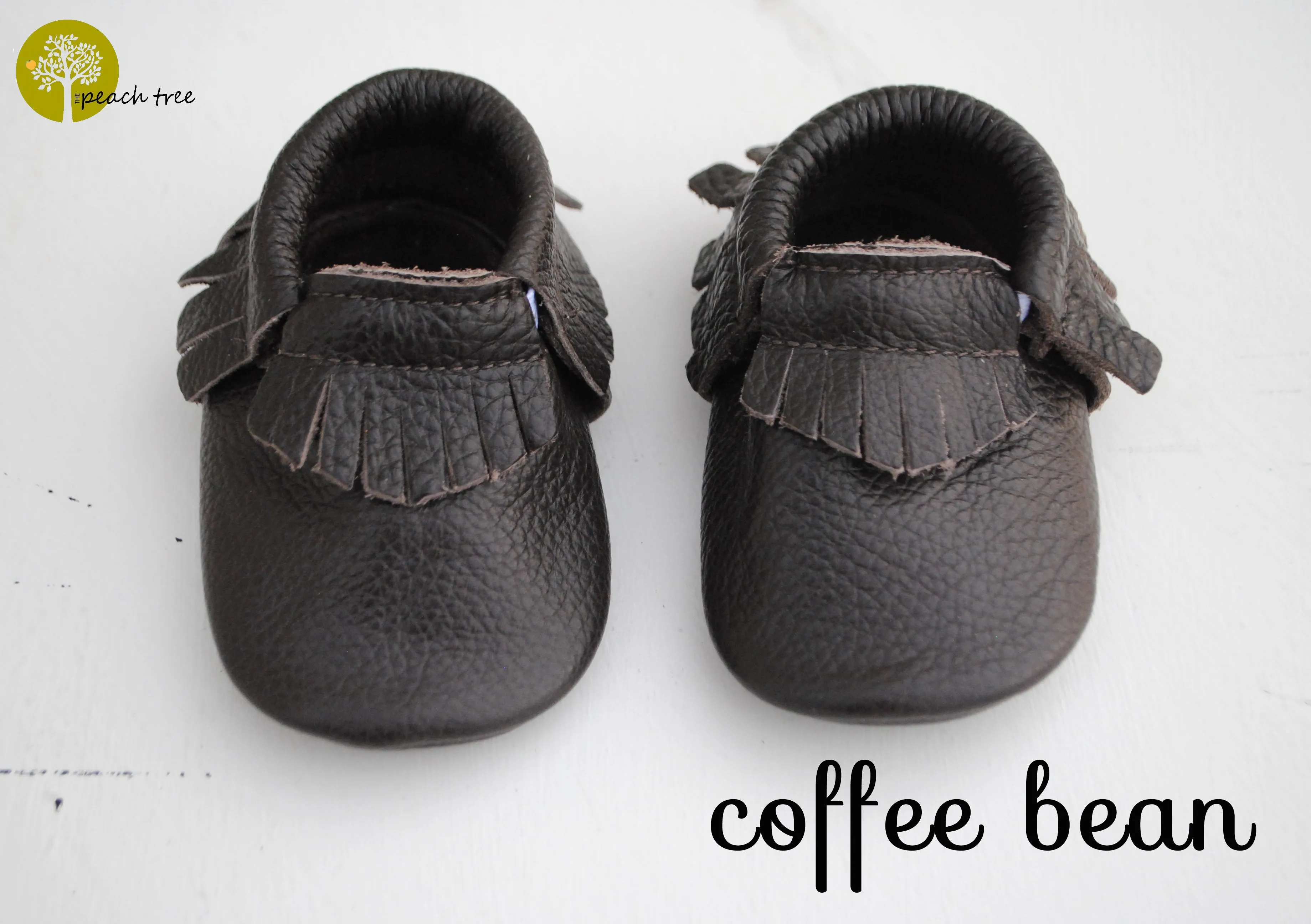 Baby Leather Moccasins Solid Colors