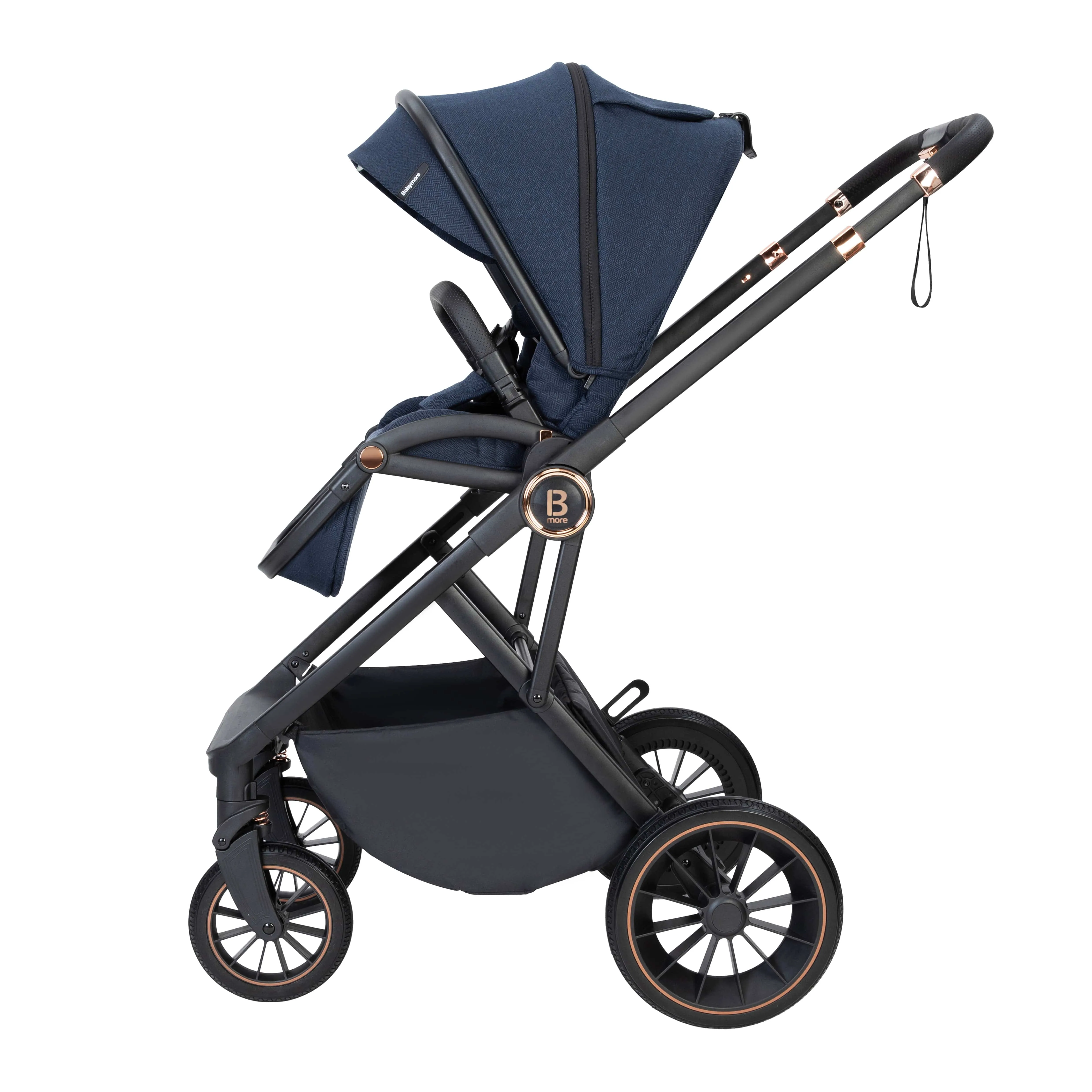 Babymore Chia Pram & Pushchair - Midnight Blue
