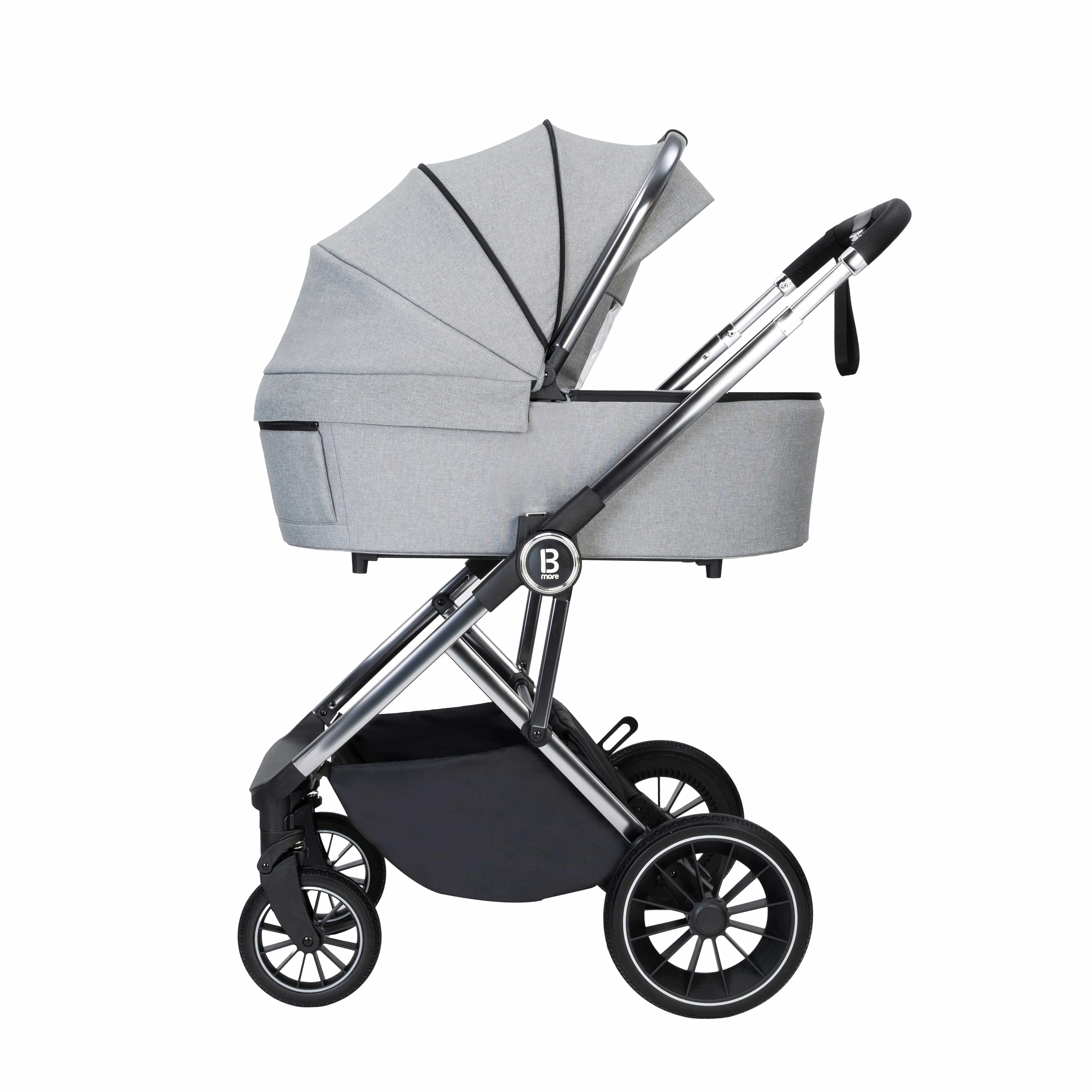 Babymore Chia Pram & Pushchair - Pearl Grey