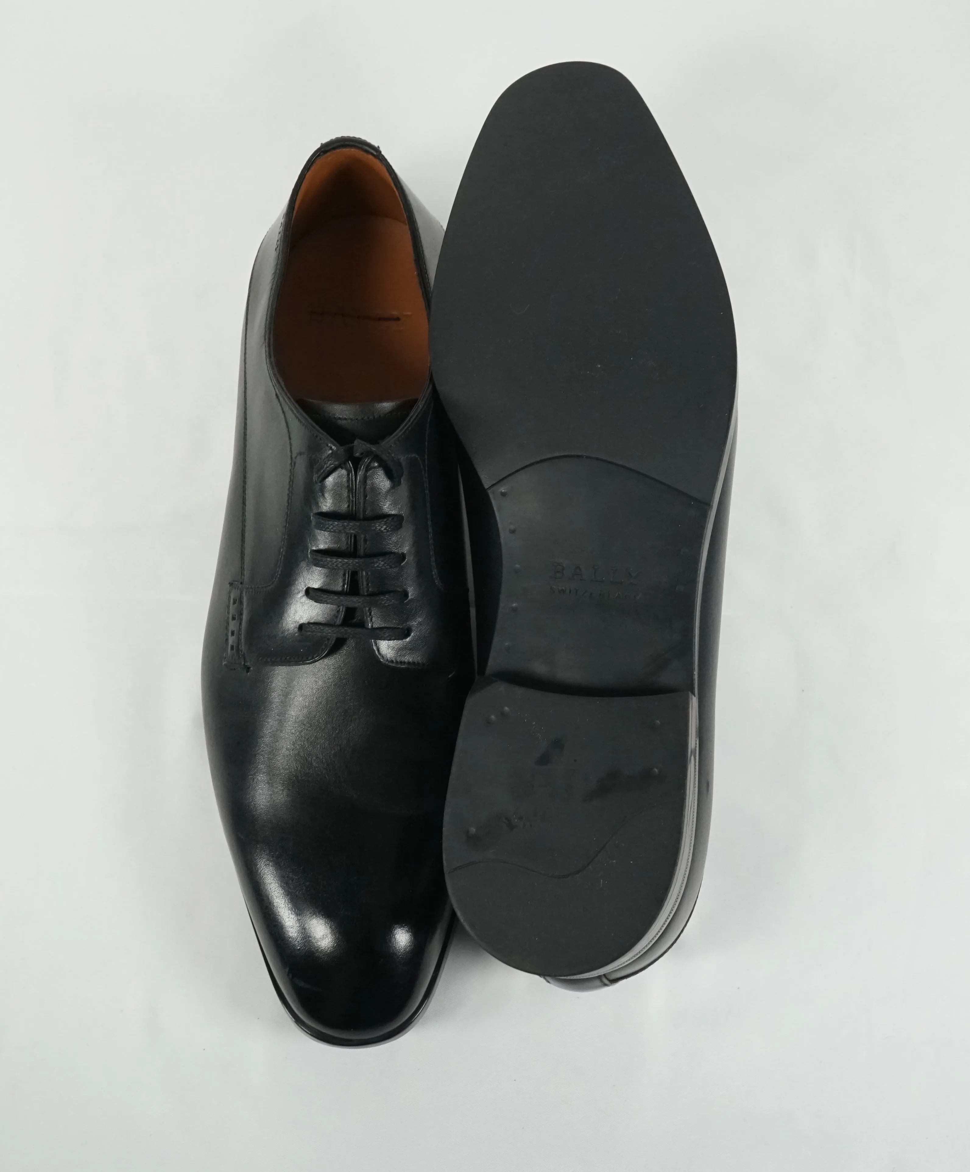 BALLY - “Lantel” Black Oxfords With Durable Rubber Sole - 9