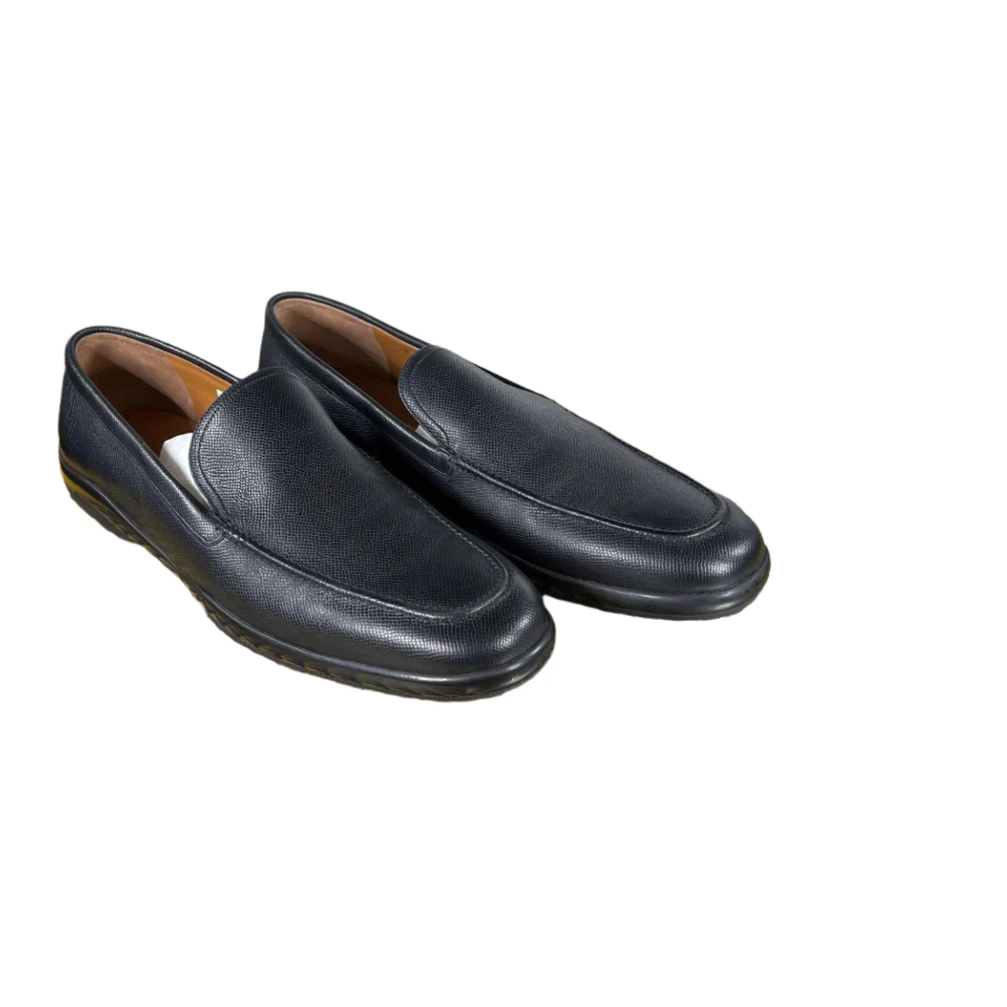 Bally Mens Mils Black Leather Loafers