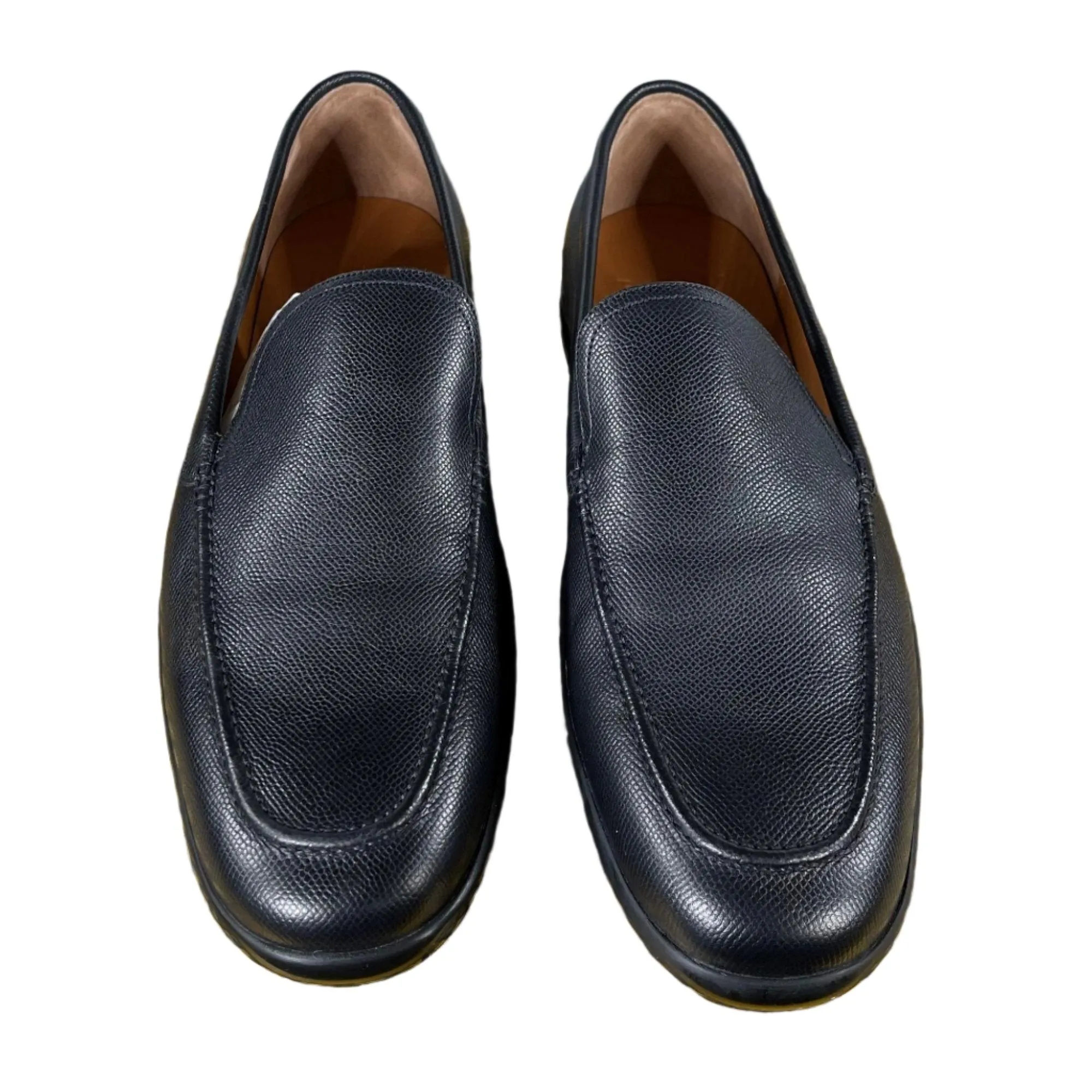 Bally Mens Mils Black Leather Loafers