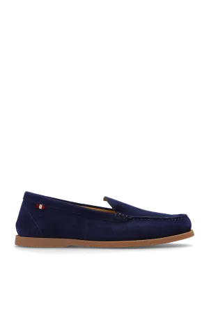 Bally Suede Moccasins