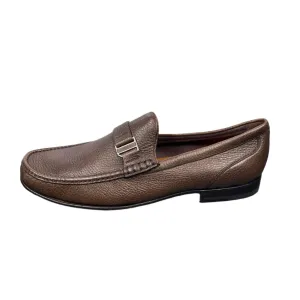 Bally Suver Dark Tan Leather Loafers
