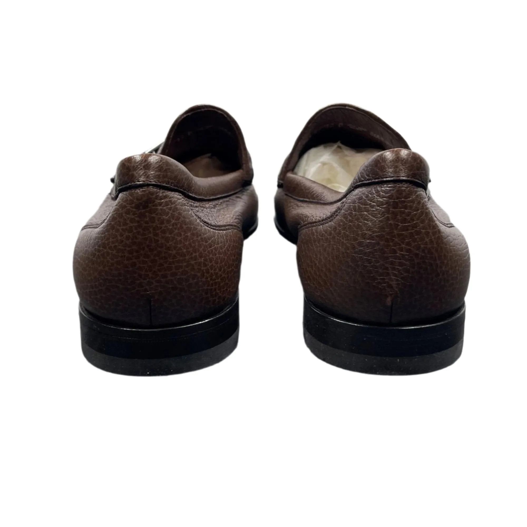 Bally Suver Dark Tan Leather Loafers