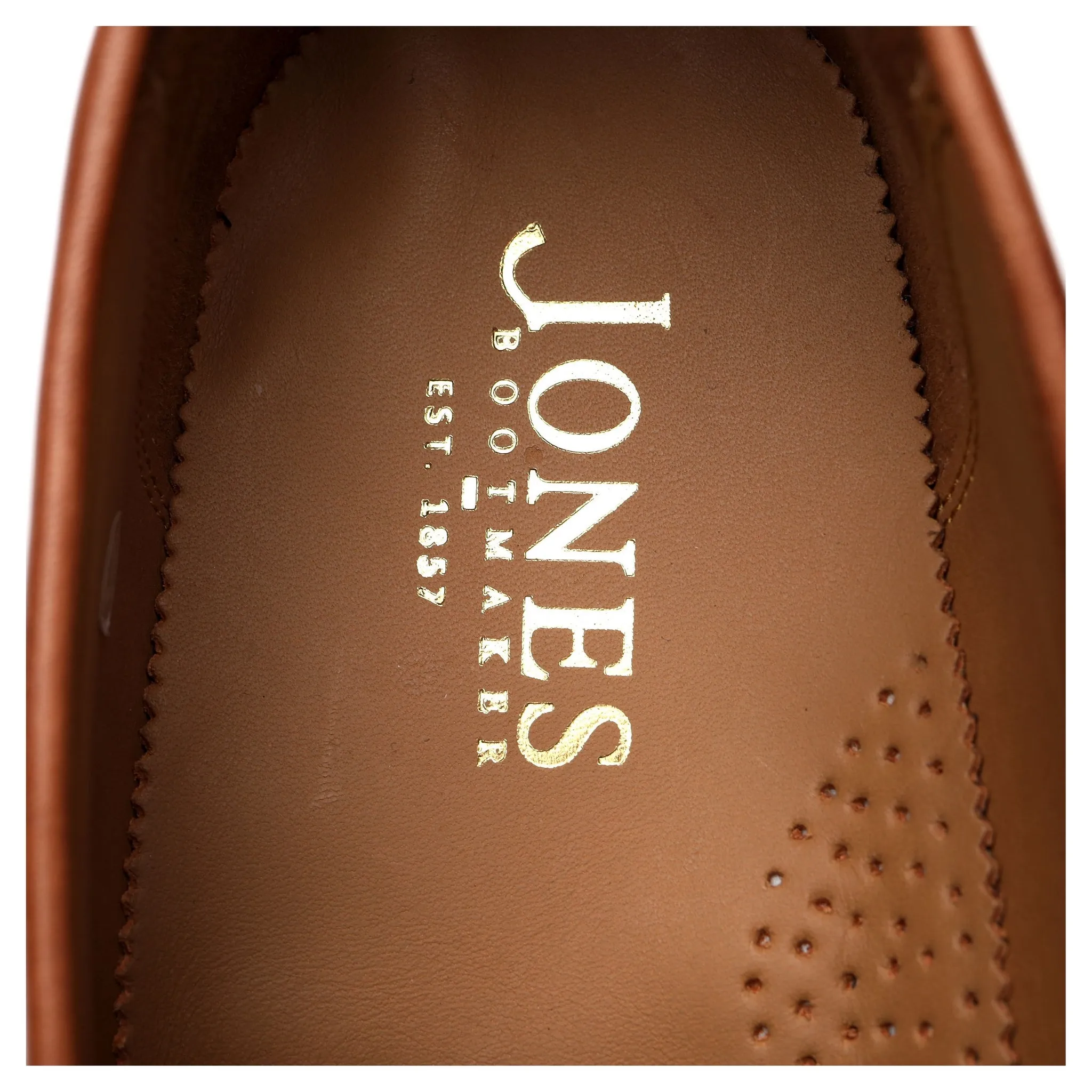 'Barcelona 2' Tan Brown Leather Loafer UK 7