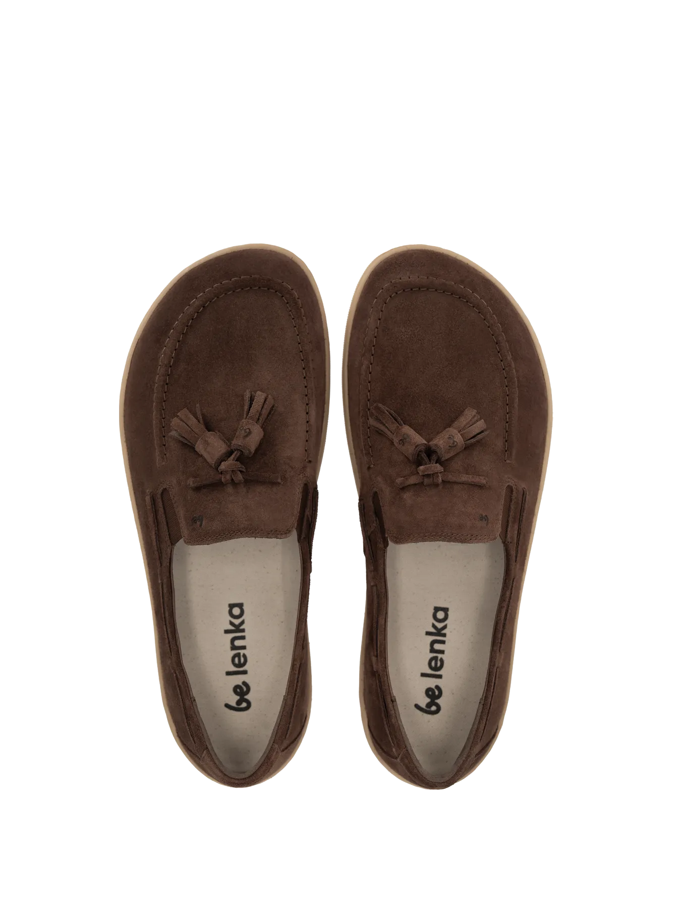 Barefoot Moccasins Be Lenka Portsiders - Dark Brown (MENS)