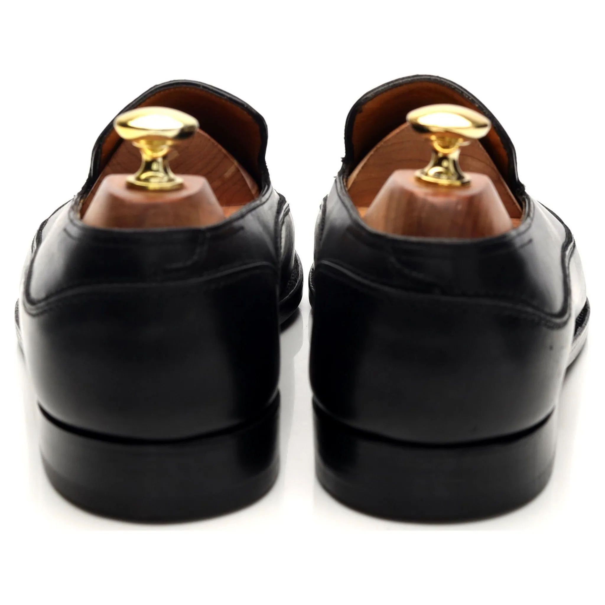'Berkshire' Black Leather Loafer UK 8 E