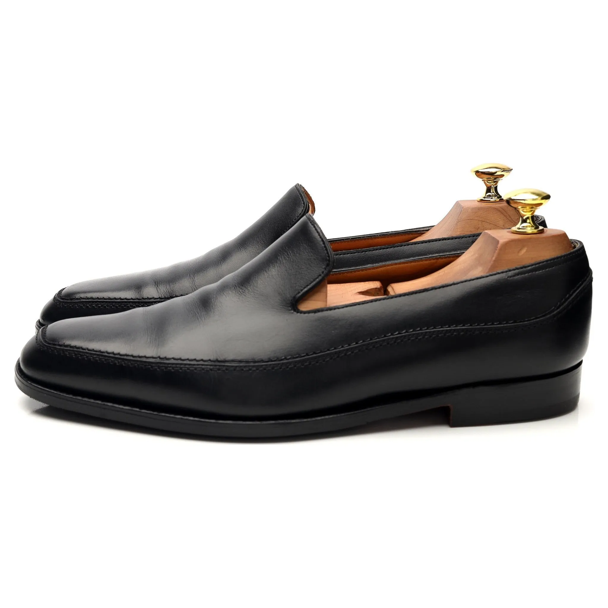 'Berkshire' Black Leather Loafer UK 8 E