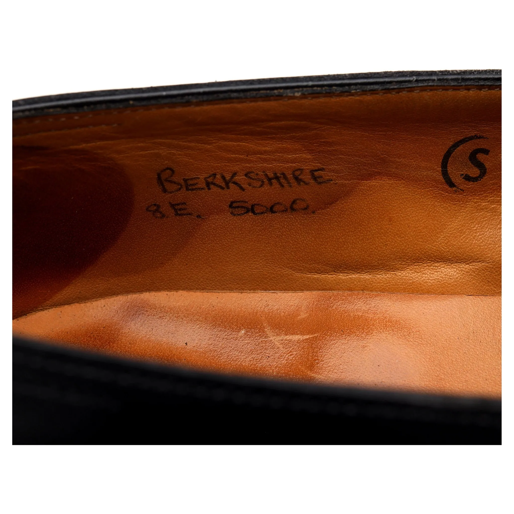 'Berkshire' Black Leather Loafer UK 8 E