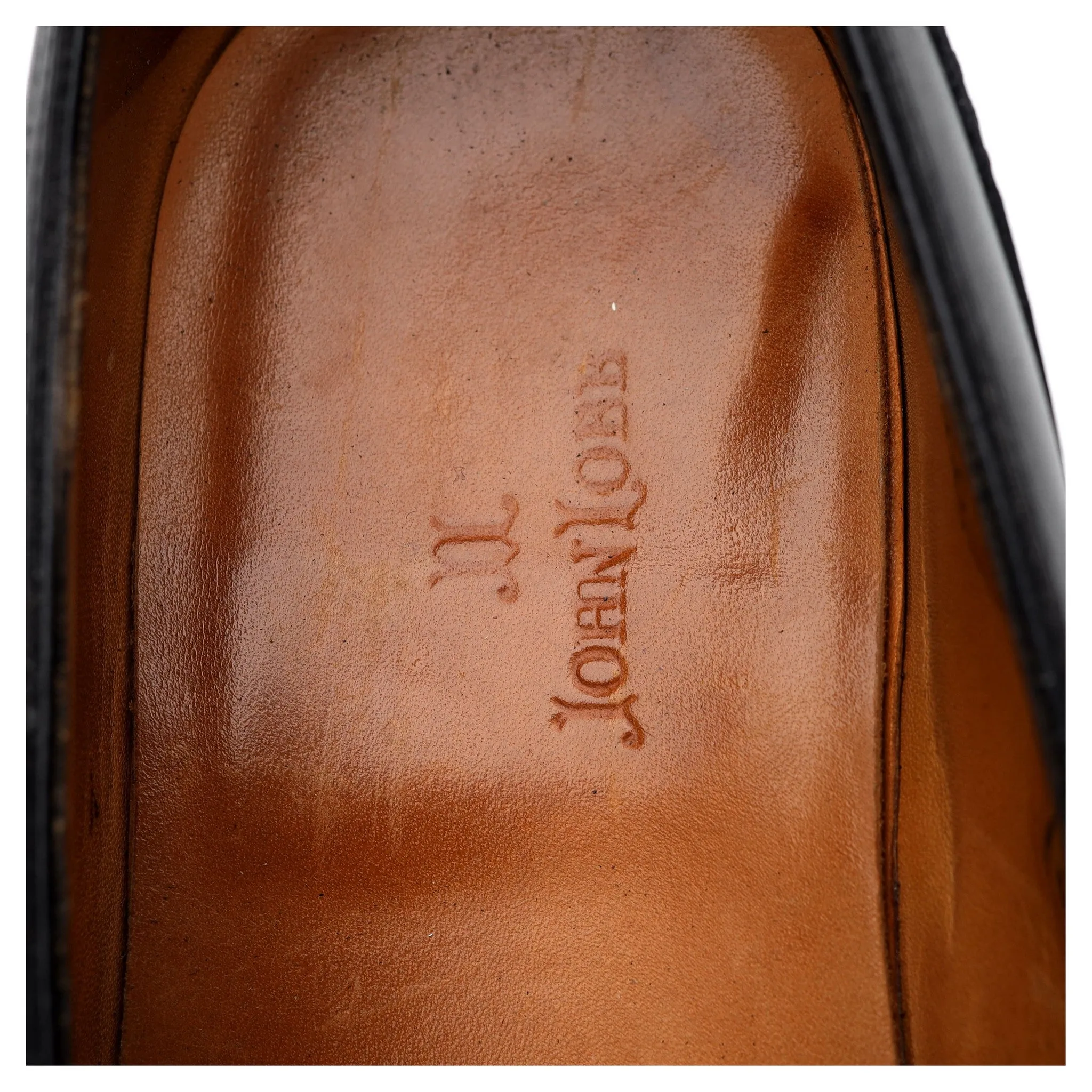 'Berkshire' Black Leather Loafer UK 8 E